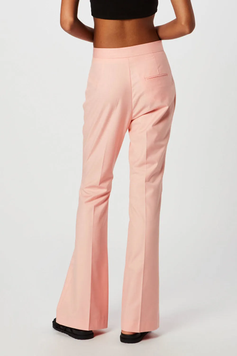 ISABELLE BLANCHE Pantalone a zampa