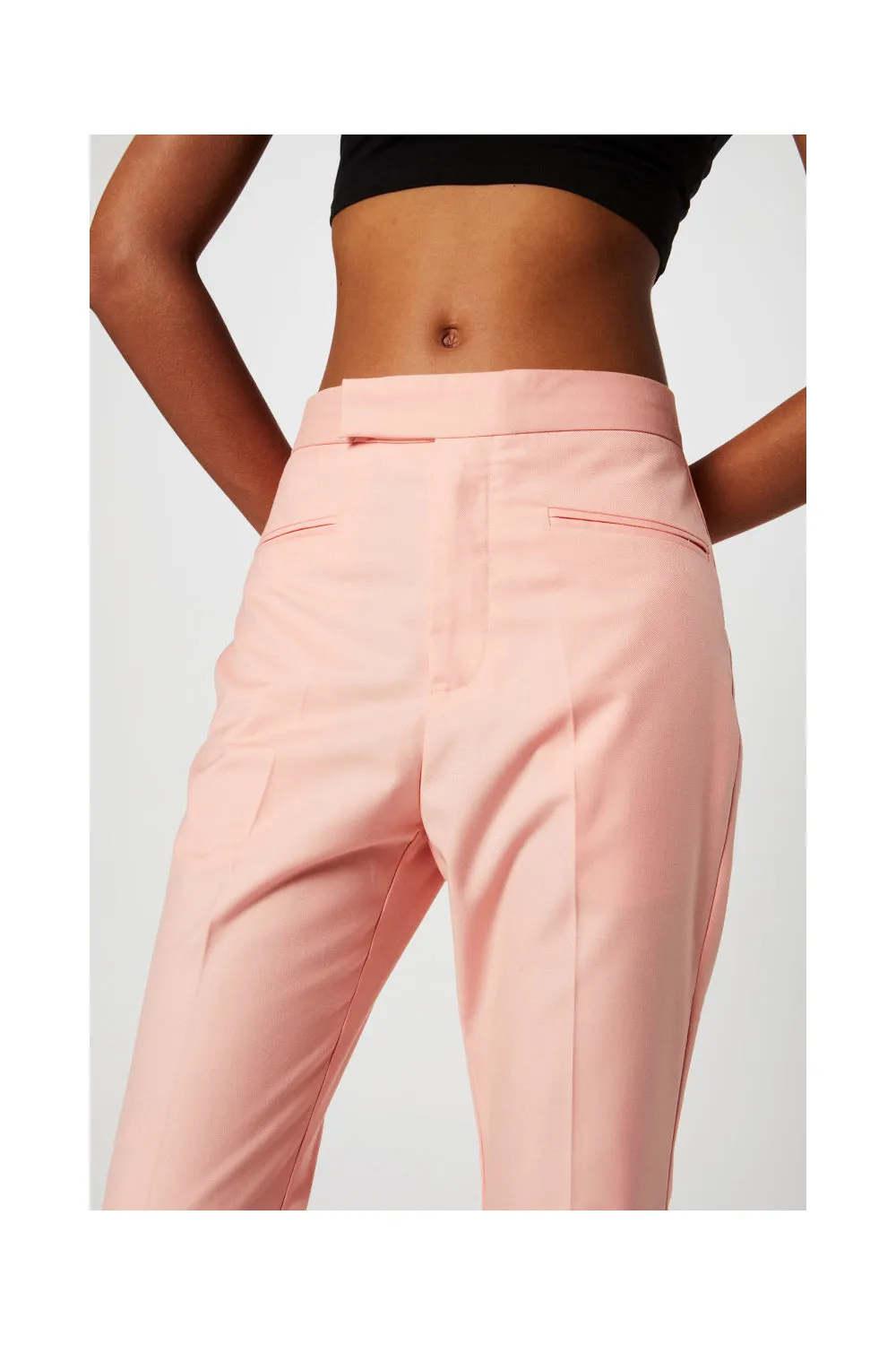 ISABELLE BLANCHE Pantalone a zampa