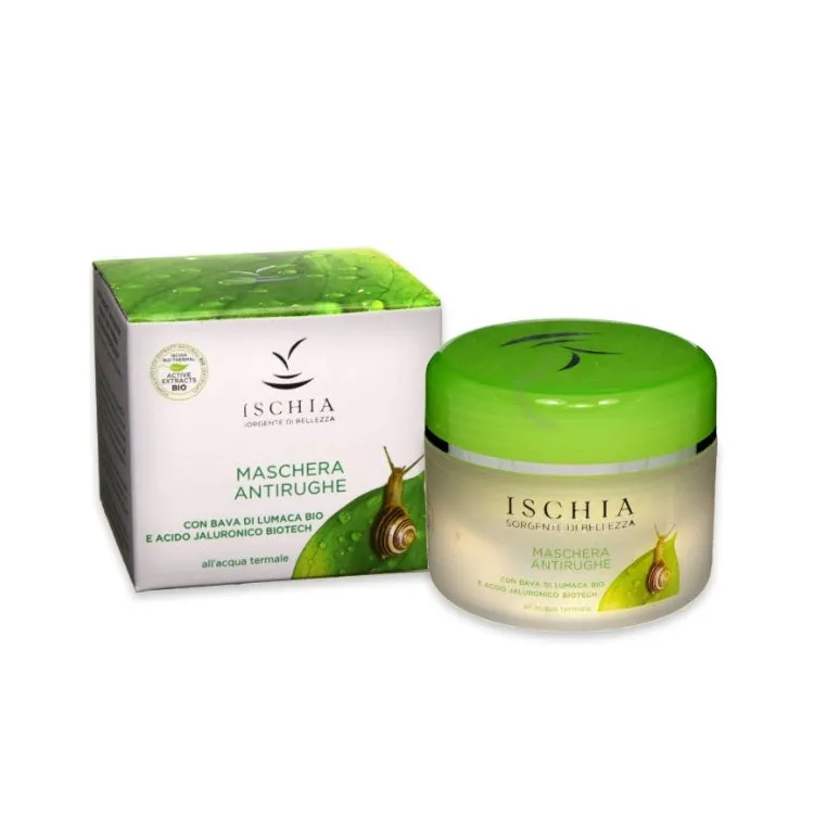 Ischia - Maschera Antirughe - Con Bava di Lumaca Bio & Acido Jaluronico Biotech - All'Acqua Termale
