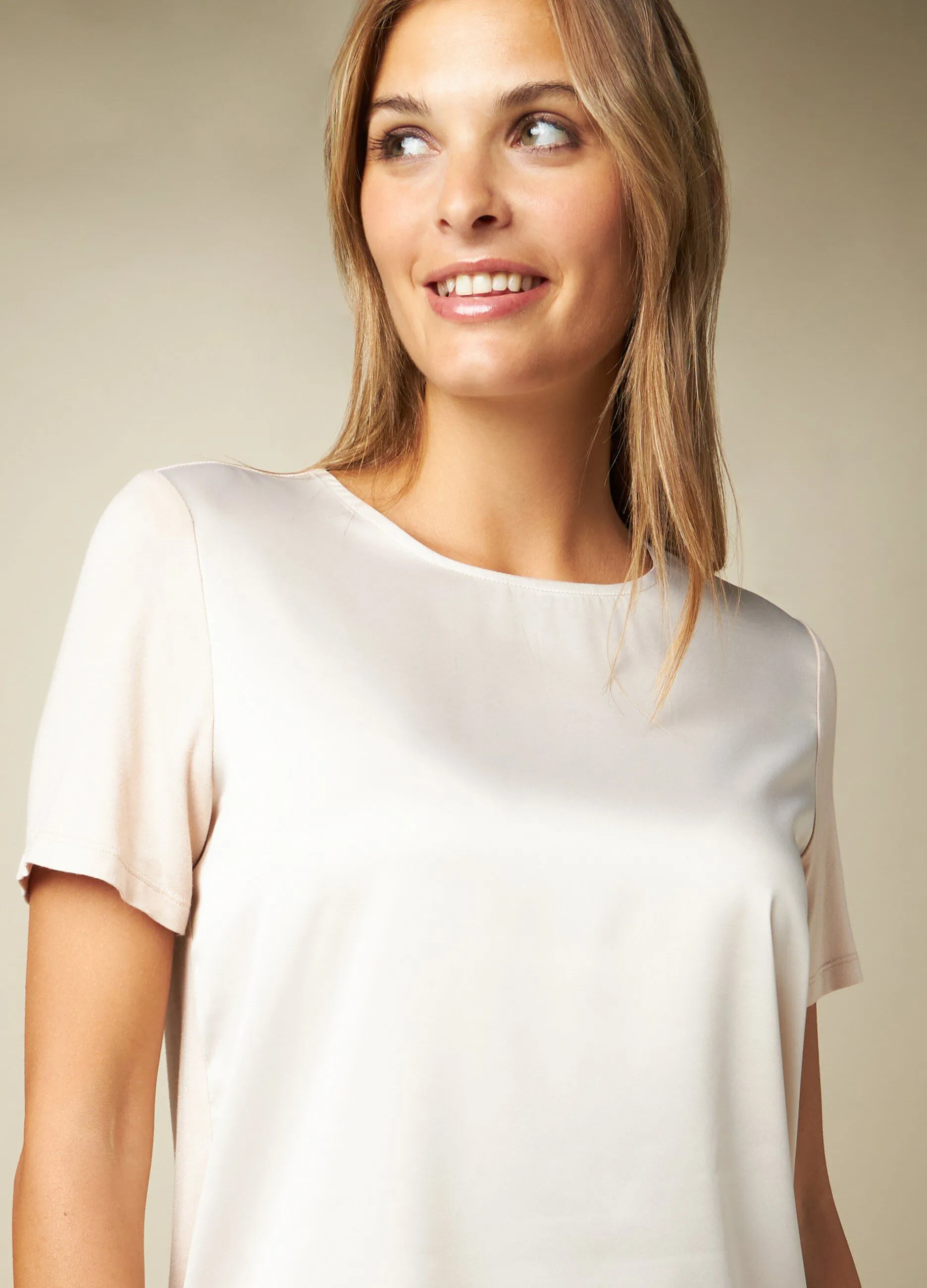 IWIE  T-shirt in misto viscosa donna