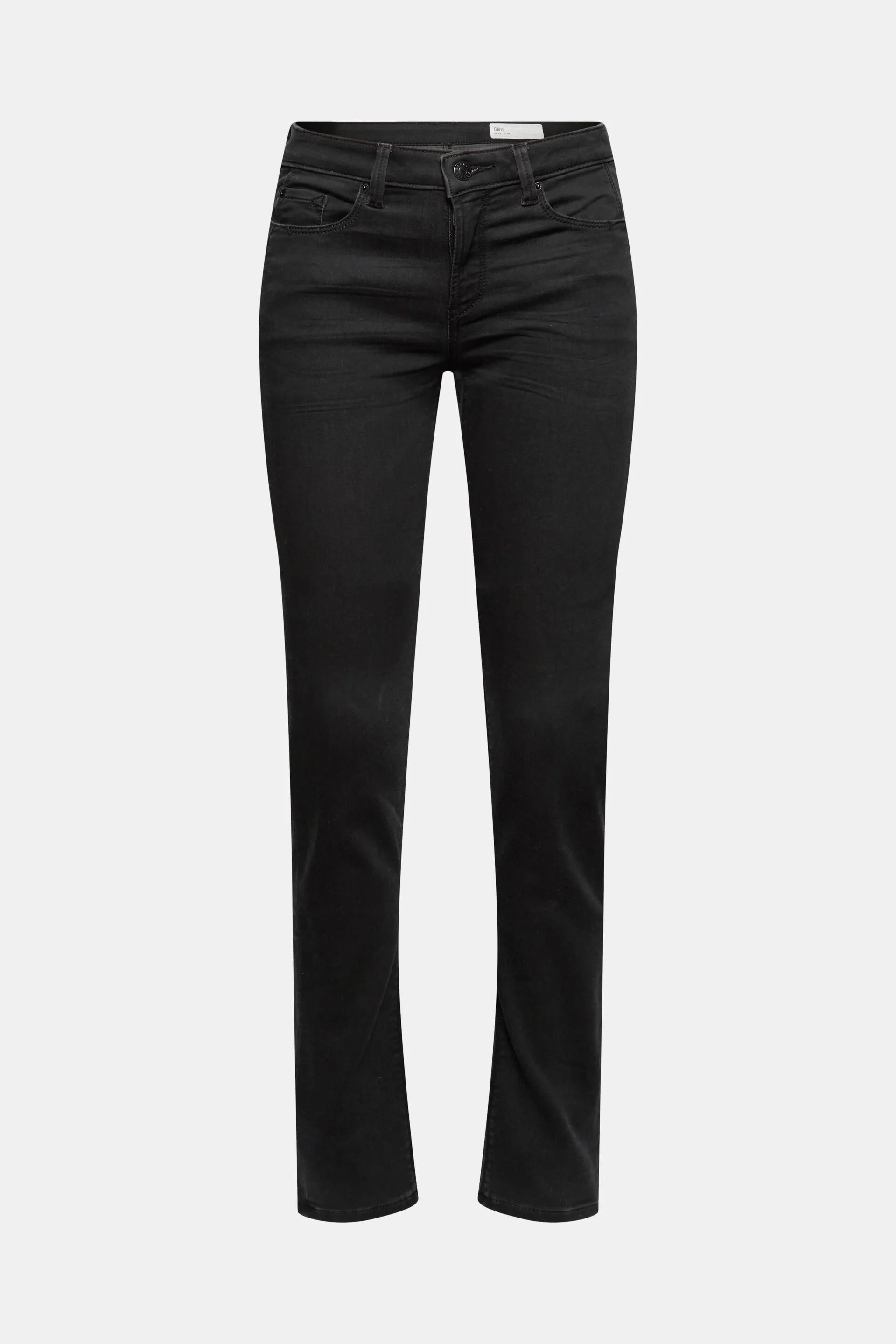 Jeans comodi stile jogger in denim nero
