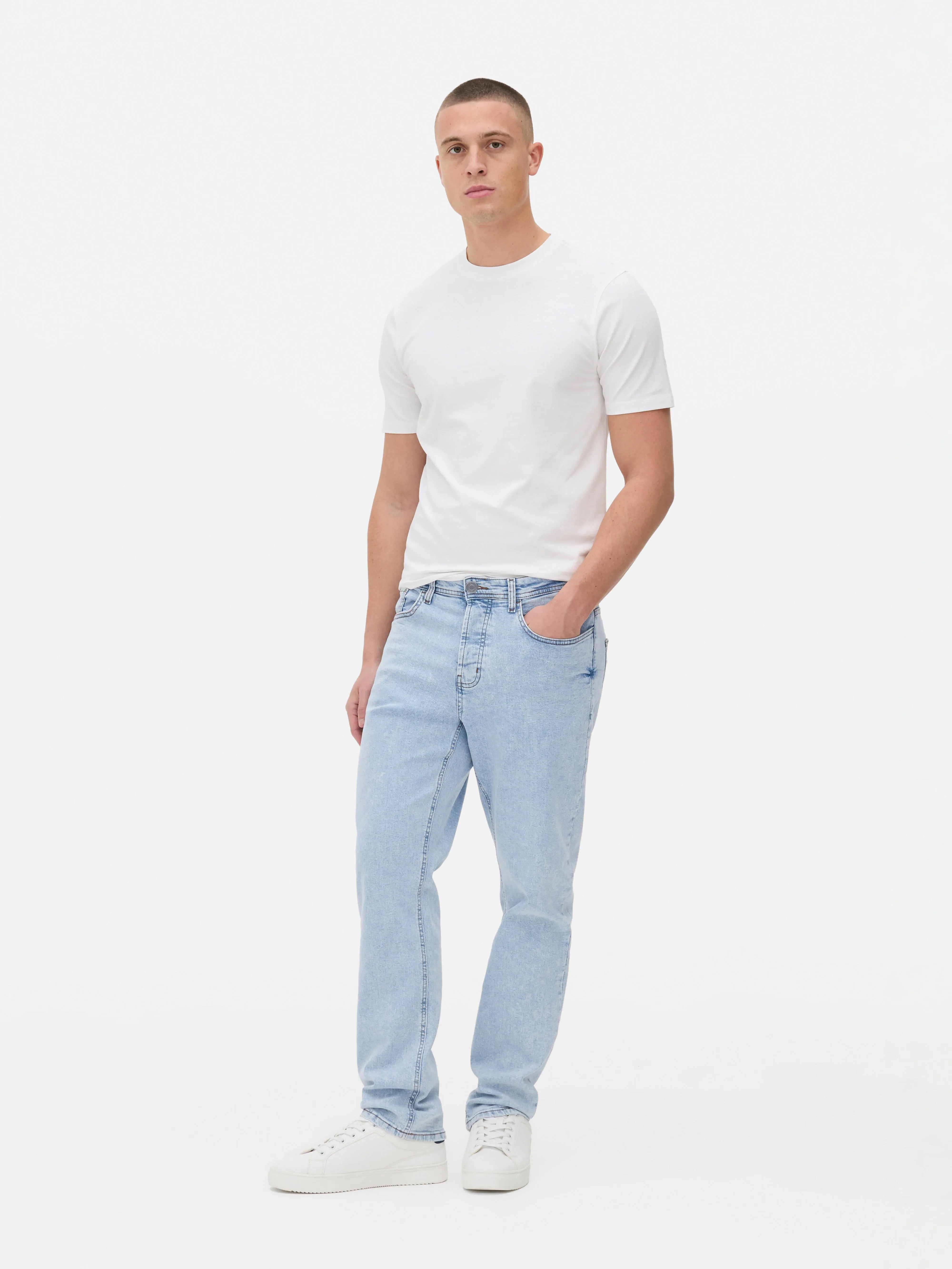 Jeans elasticizzati dritti