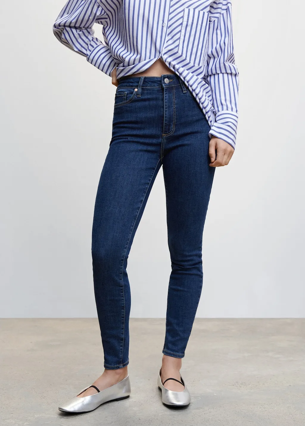 Jeans skinny vita alta