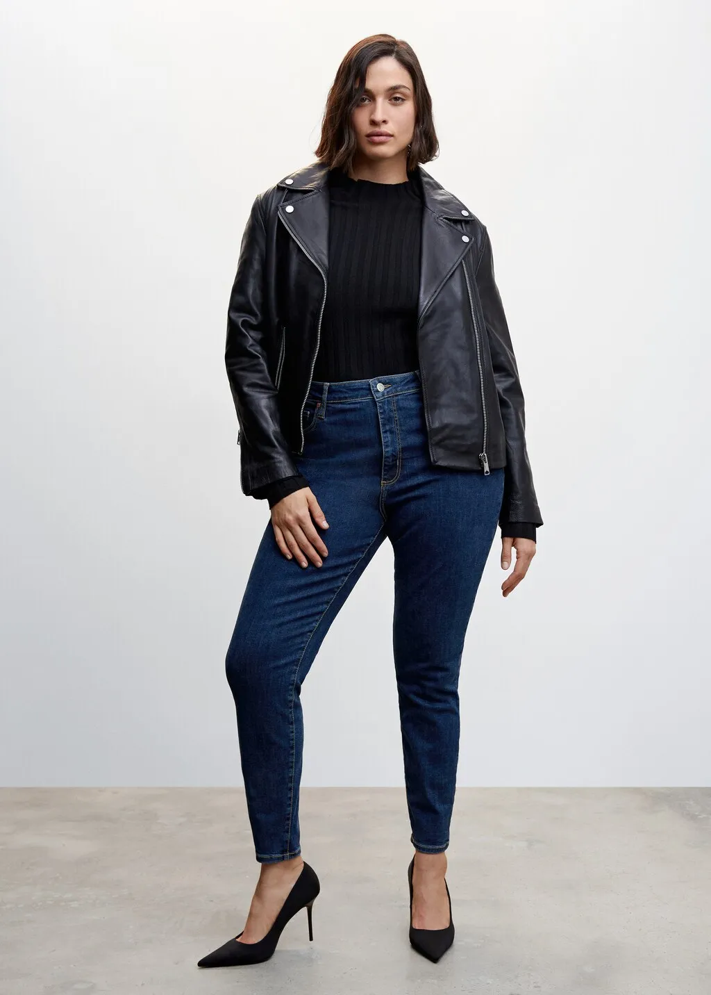 Jeans skinny vita alta