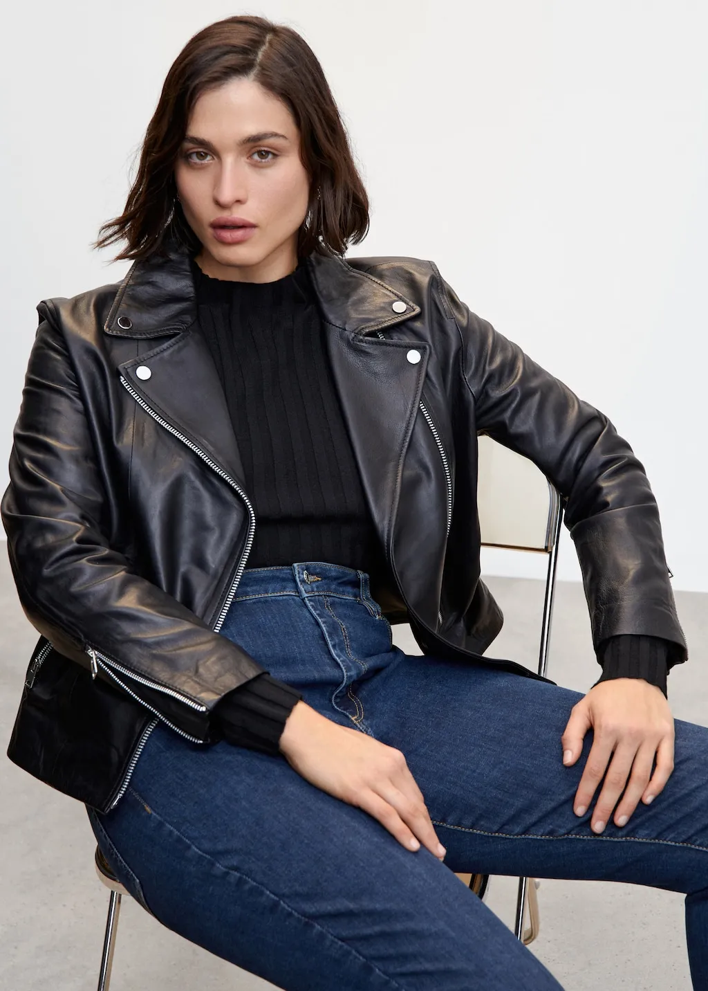 Jeans skinny vita alta