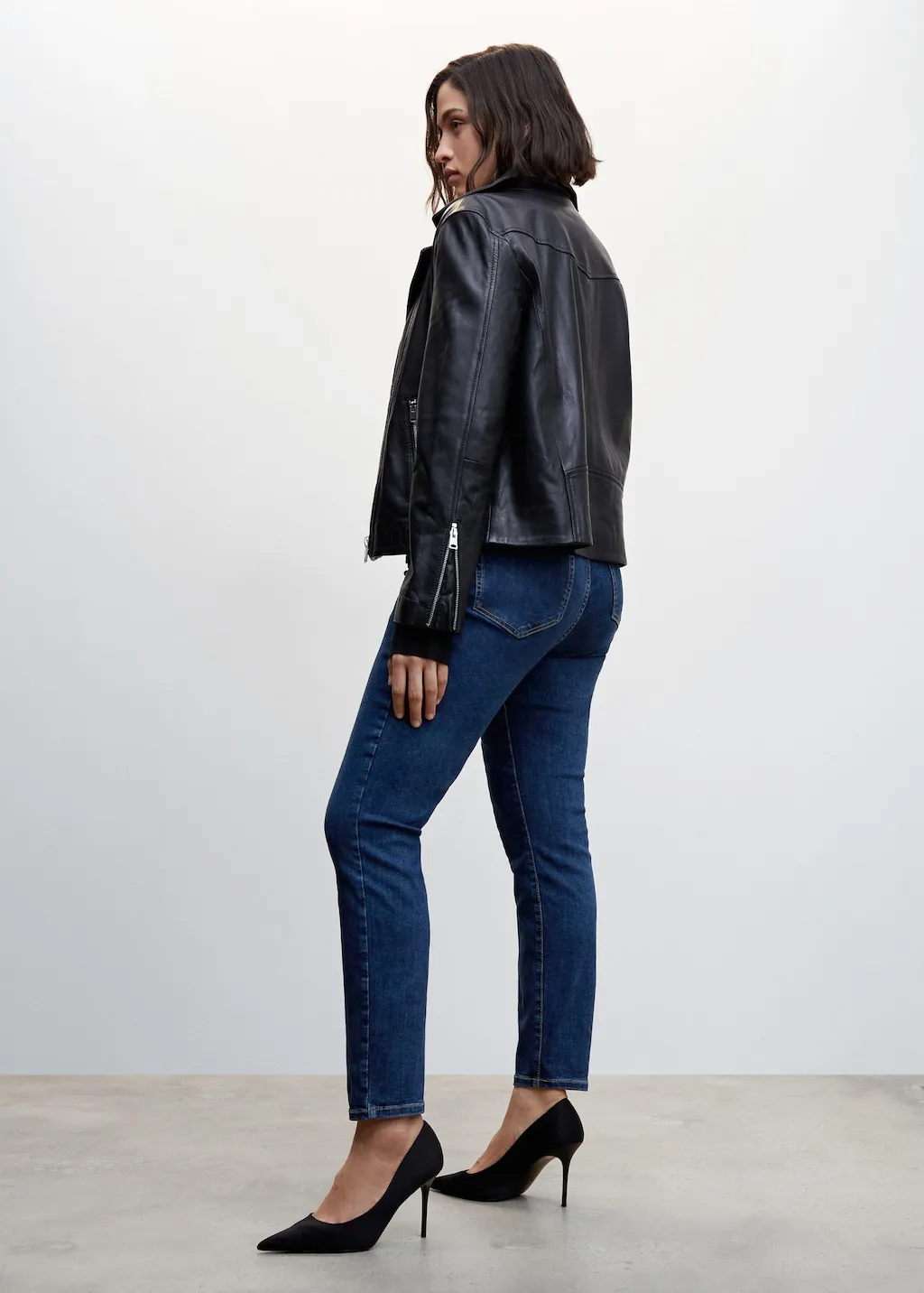 Jeans skinny vita alta