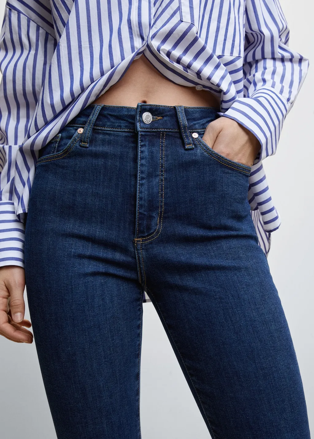 Jeans skinny vita alta