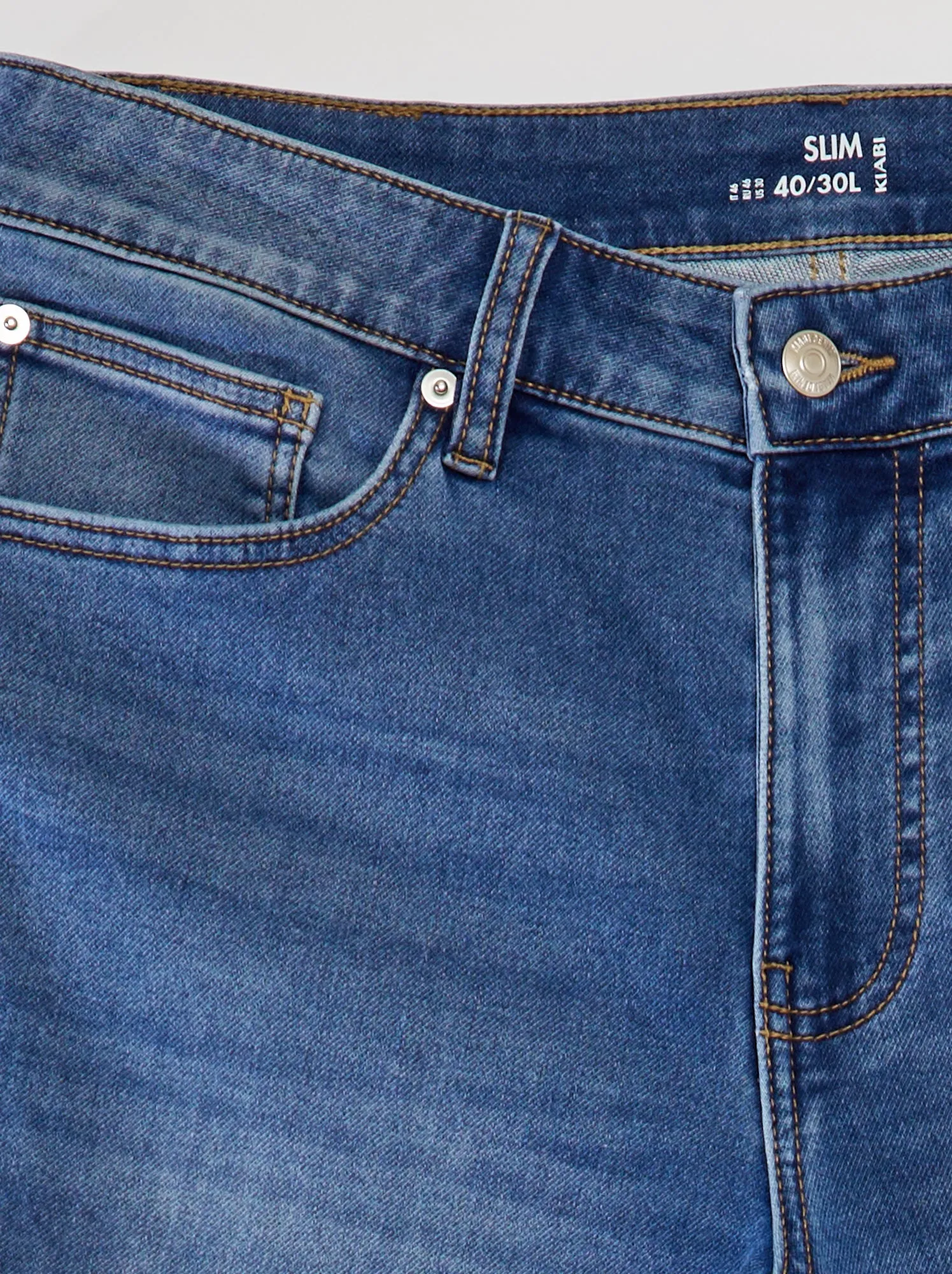 Jeans slim stretch - L30 - BLU