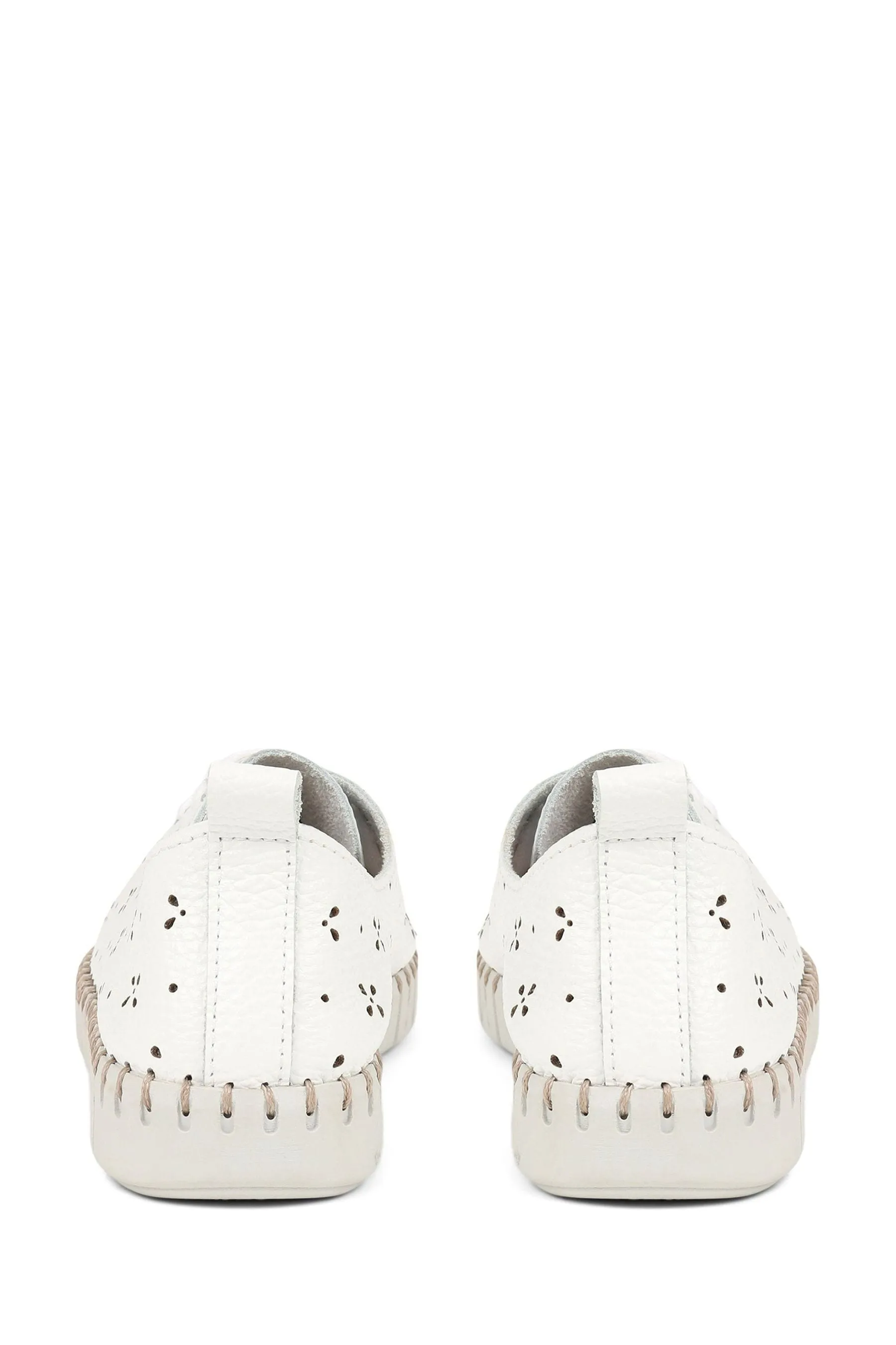 Jones Bootmaker - Tallulah - Bianco in pelle Pizzo - Scarpe