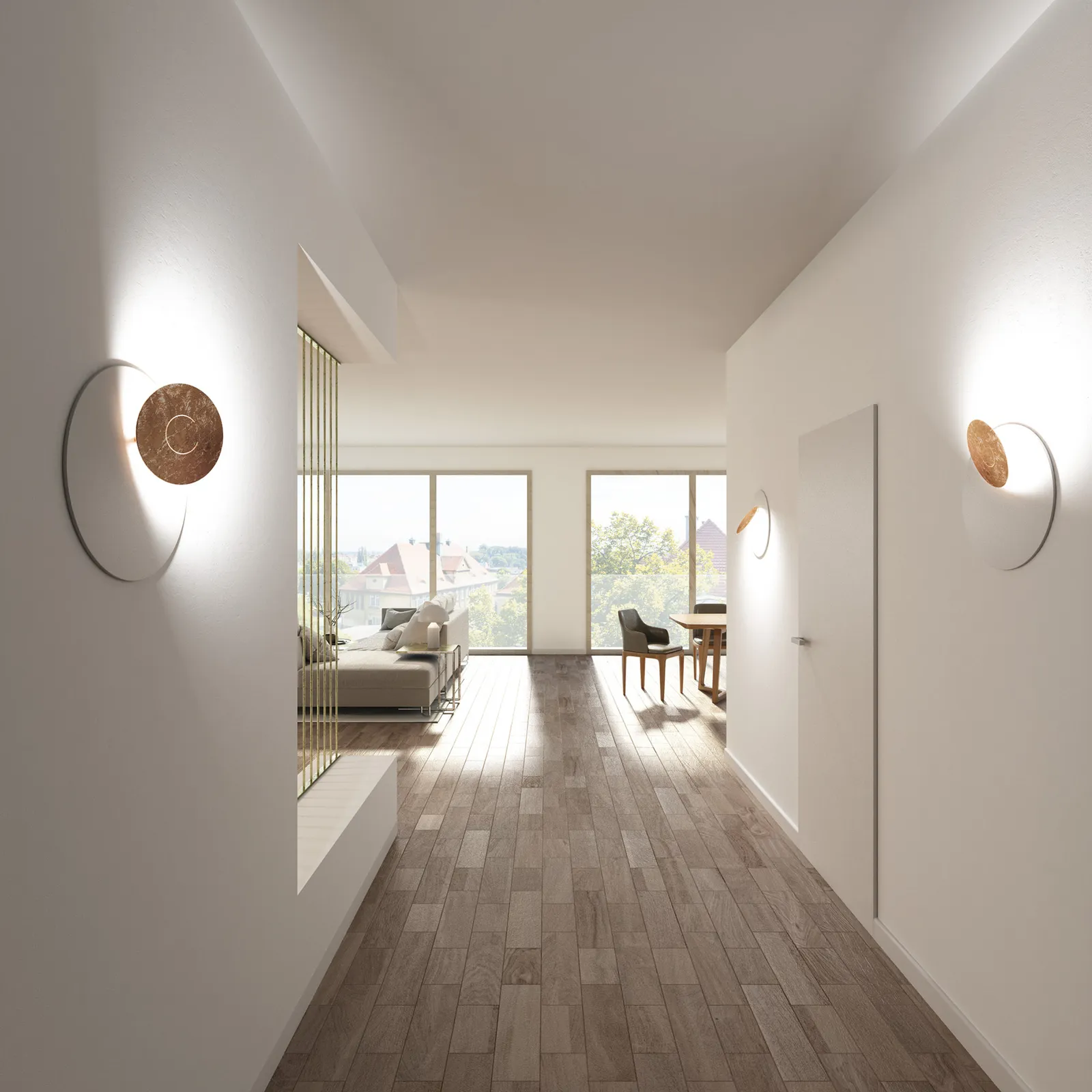 Knikerboker DoppioZero applique bianco/bronzo