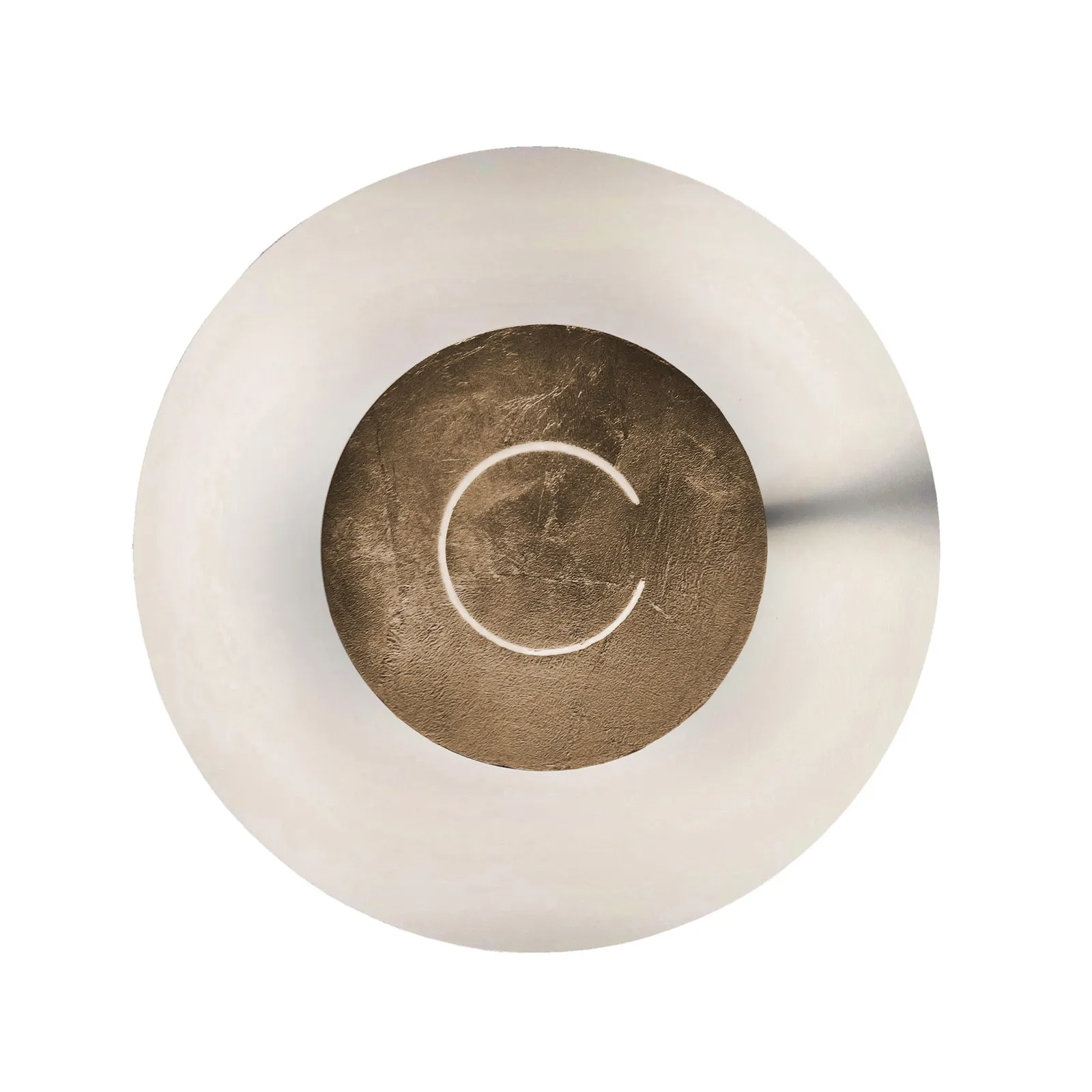 Knikerboker DoppioZero applique bianco/bronzo