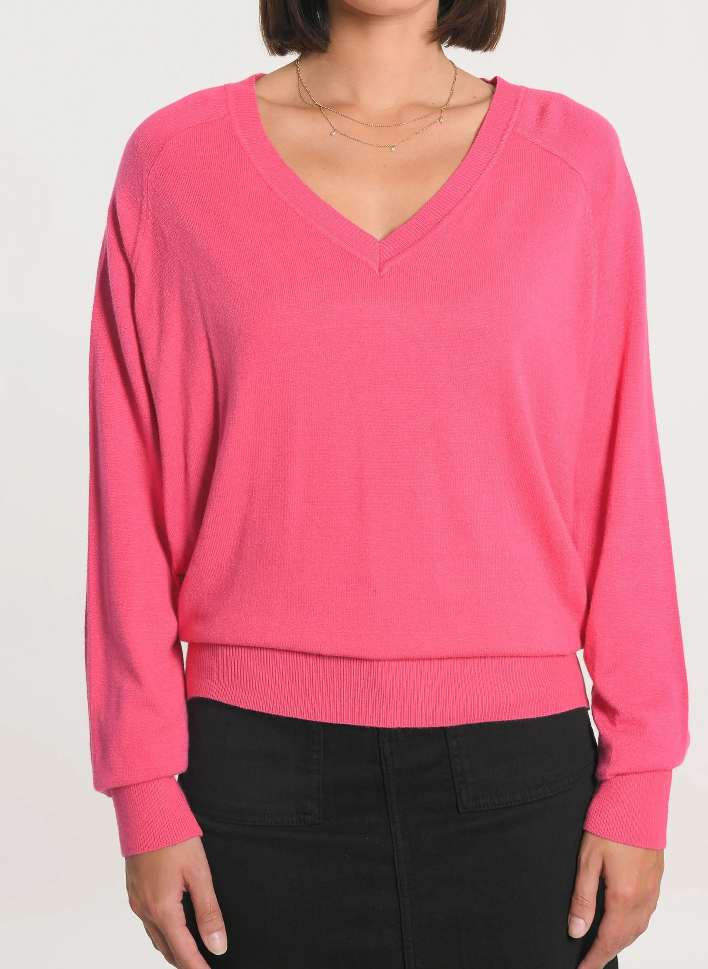  KOOKAI   NOLWENN - Maglione ampio in maglia | Rosa