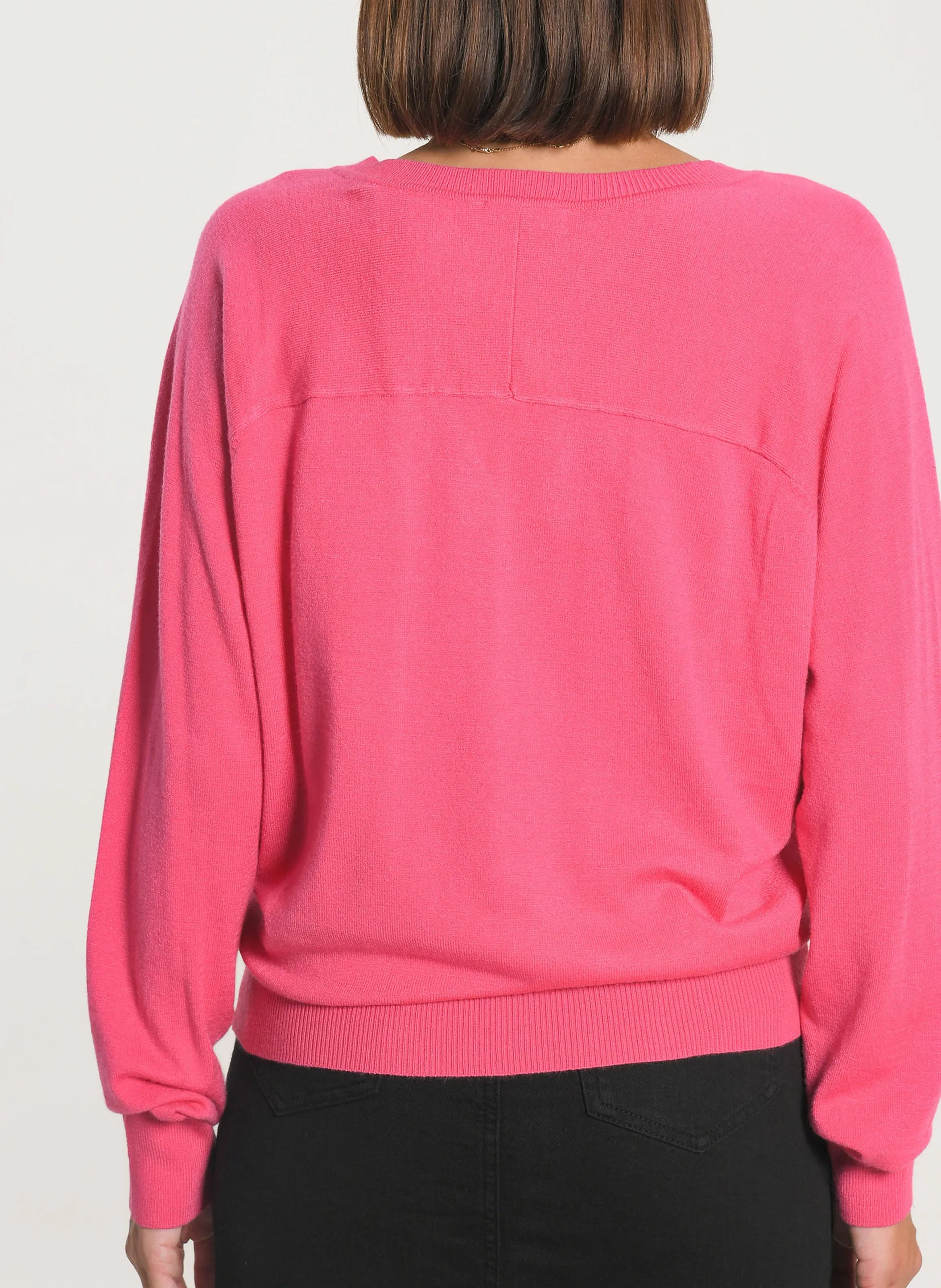  KOOKAI   NOLWENN - Maglione ampio in maglia | Rosa