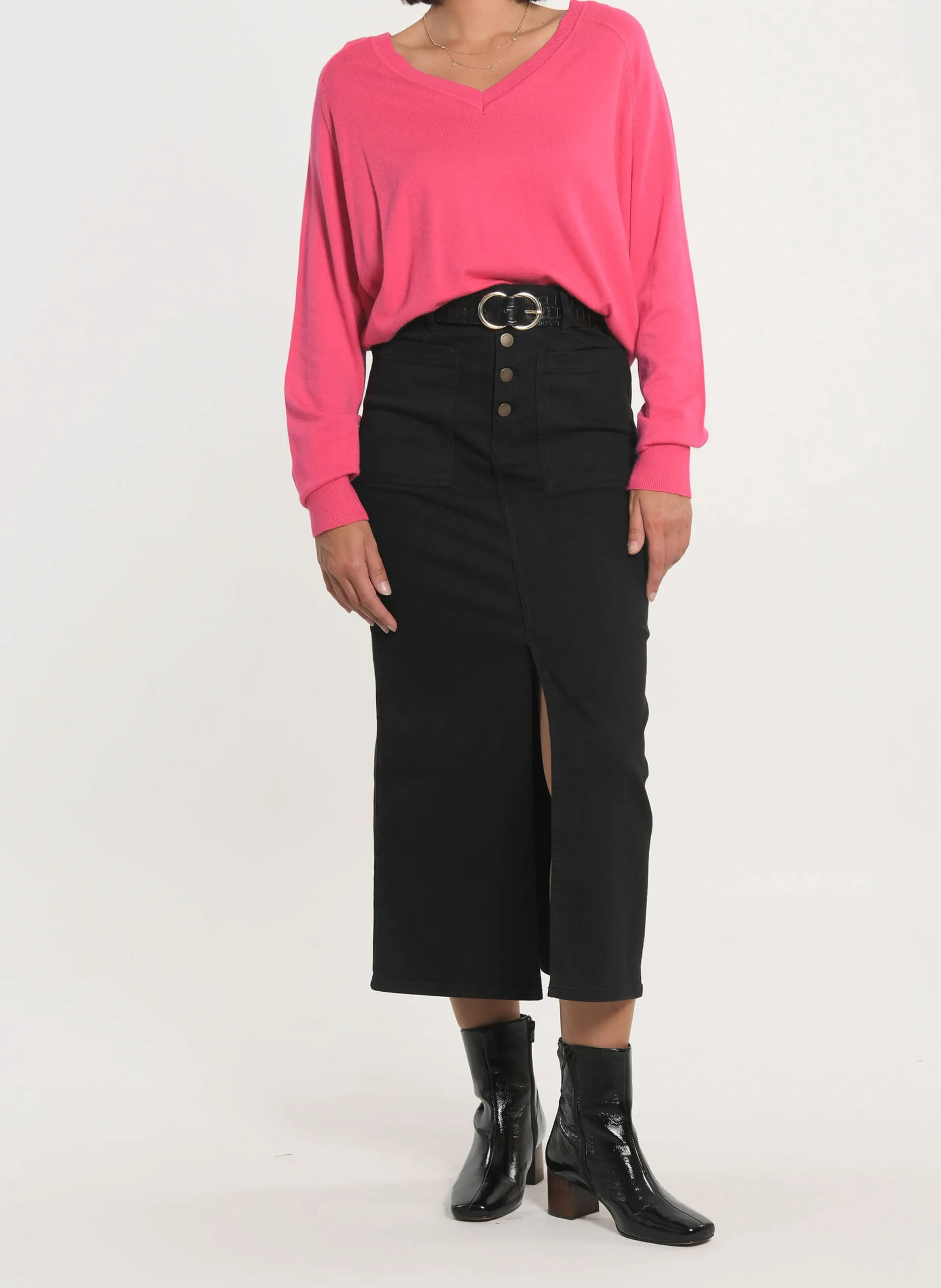  KOOKAI   NOLWENN - Maglione ampio in maglia | Rosa