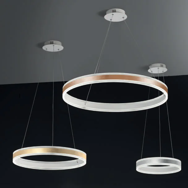 Lampada a Sospensione PROMOINGROSS – TWIN Metallo Metacrilato LED Dimmerabile D. 100