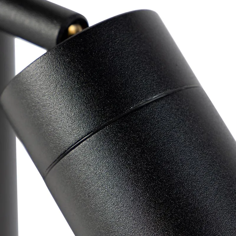 Lampada da esterno nero 45 cm regolabile IP44 - Solo