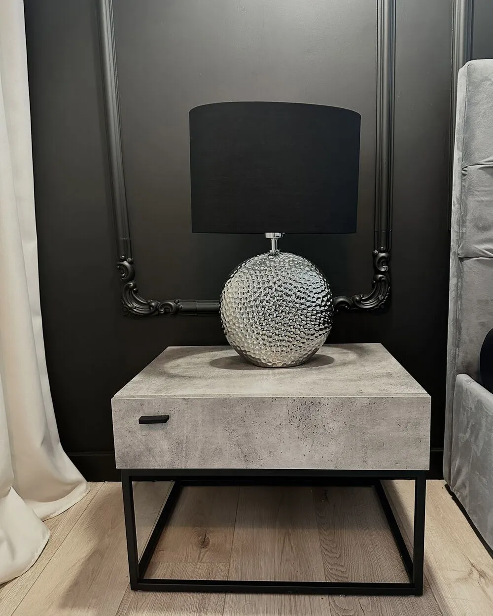Lampada da tavolo NASVA Ceramica Argento