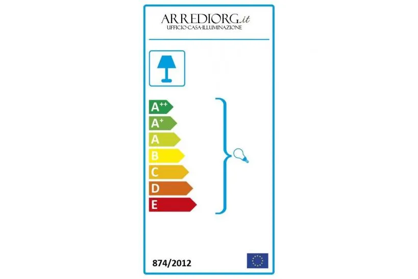 Lampada da terra di design moderno TERICA W5 Ottone
