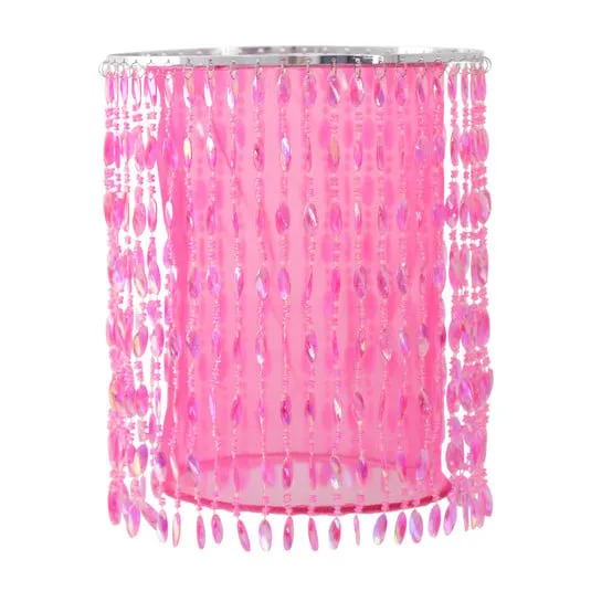 Lampada sospensione 6008419 con pietruzze, rosa