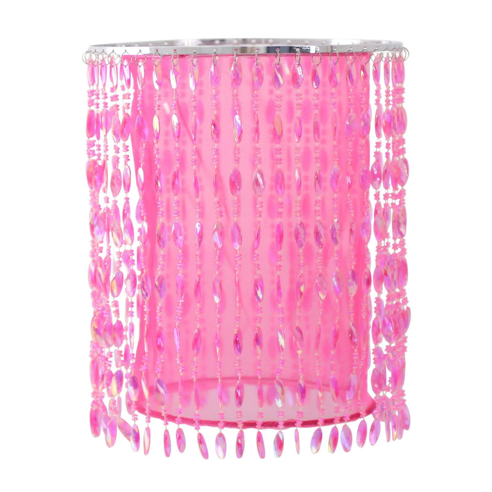 Lampada sospensione 6008419 con pietruzze, rosa