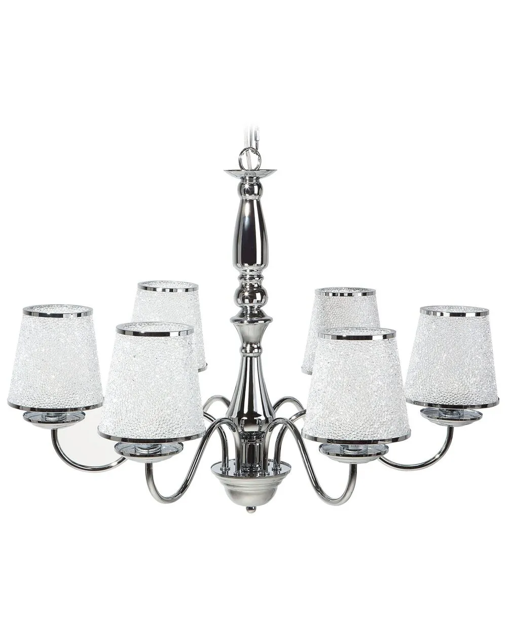 Lampadario BRADANO Metallo Argento