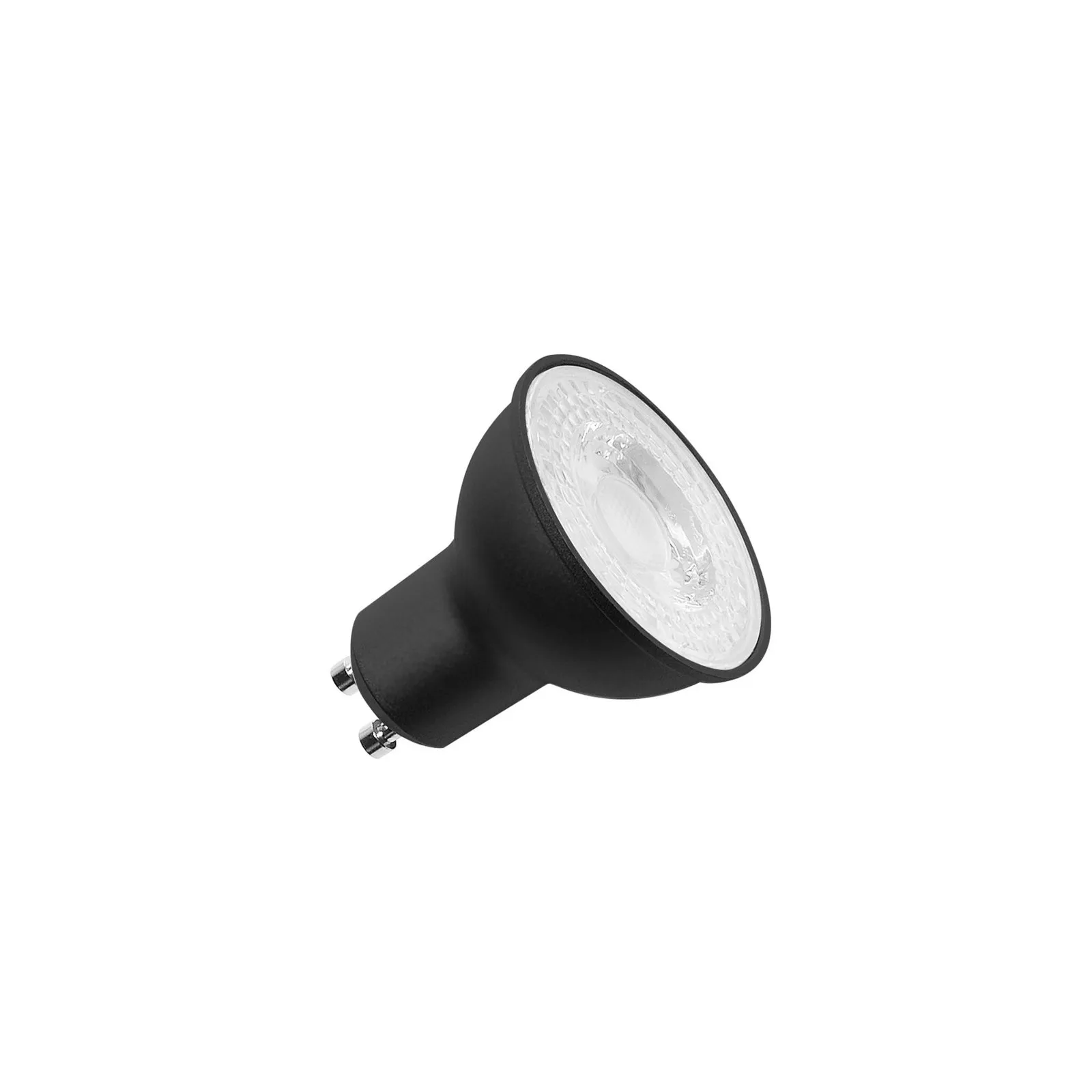 Lampadina LED a riflettore GU10, 6 W, 3.000K, dimmerabile, nero