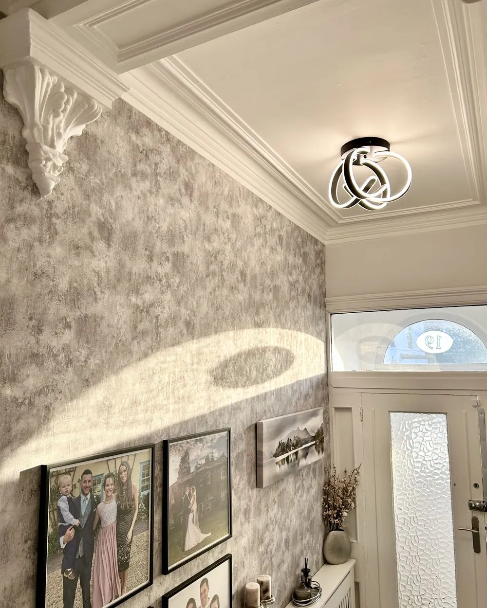 LED Ceiling Lamp NURA Metal Black