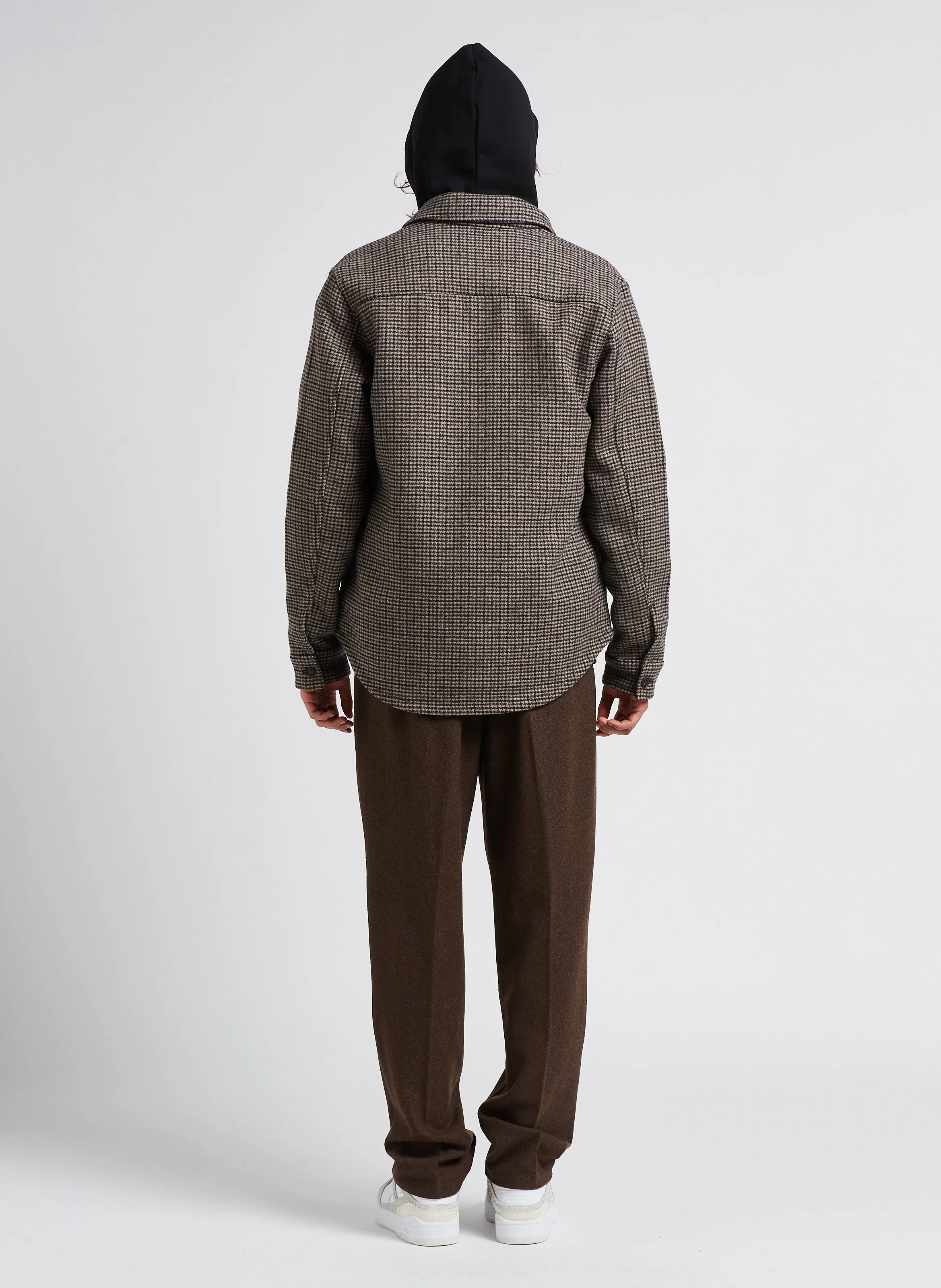  LES DEUX   Felpa ricamata con cappuccio loose-fit in cotone bio | Nero