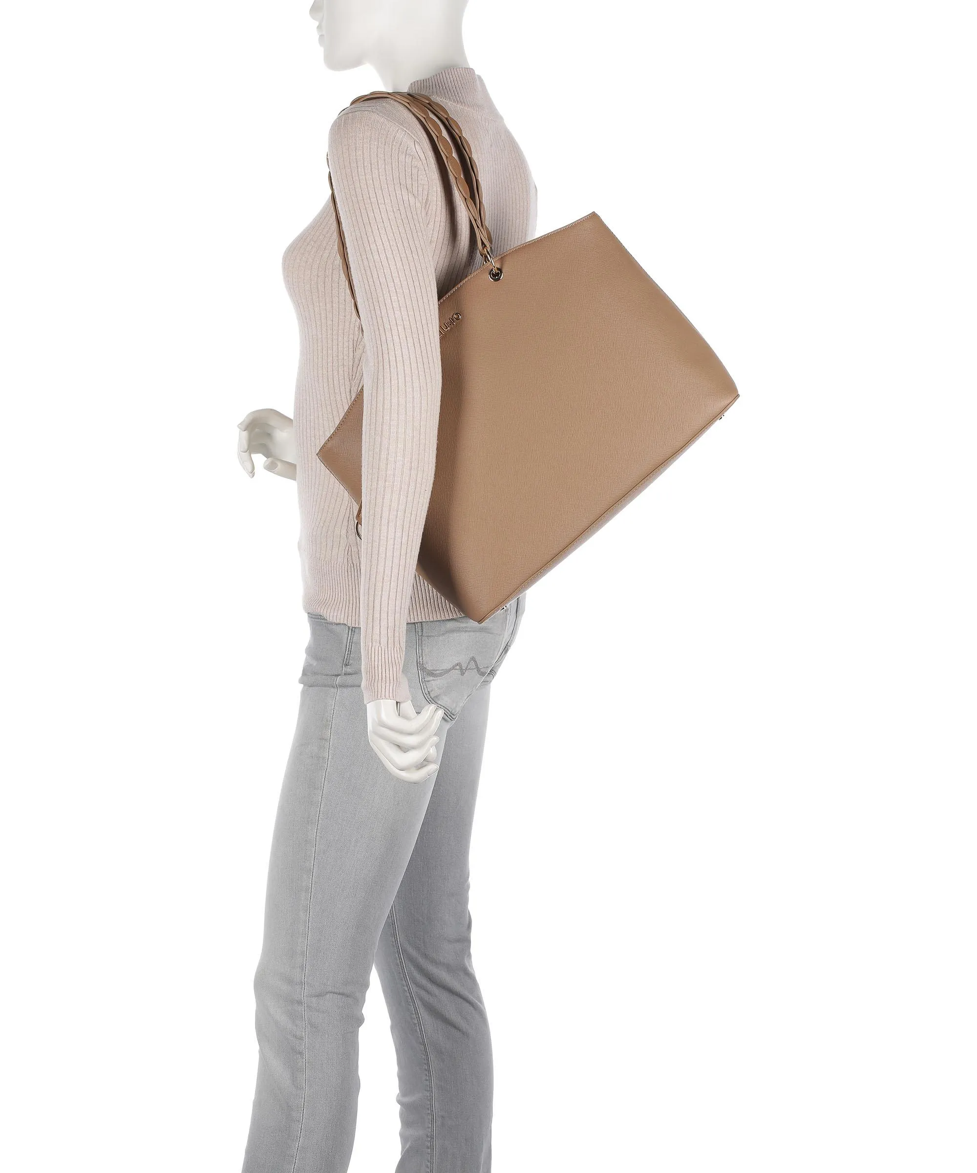  Liu Jo Agar Borsa shopper pelle sintetica marrone chiaro  