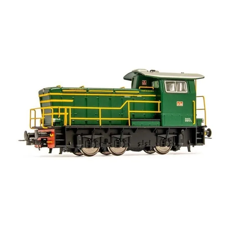 LOCOMOTIVA ELETTRICA D245 6074 LIVREA VERDE/GIALLA FS, EP. V RIVAROSSI HR2794