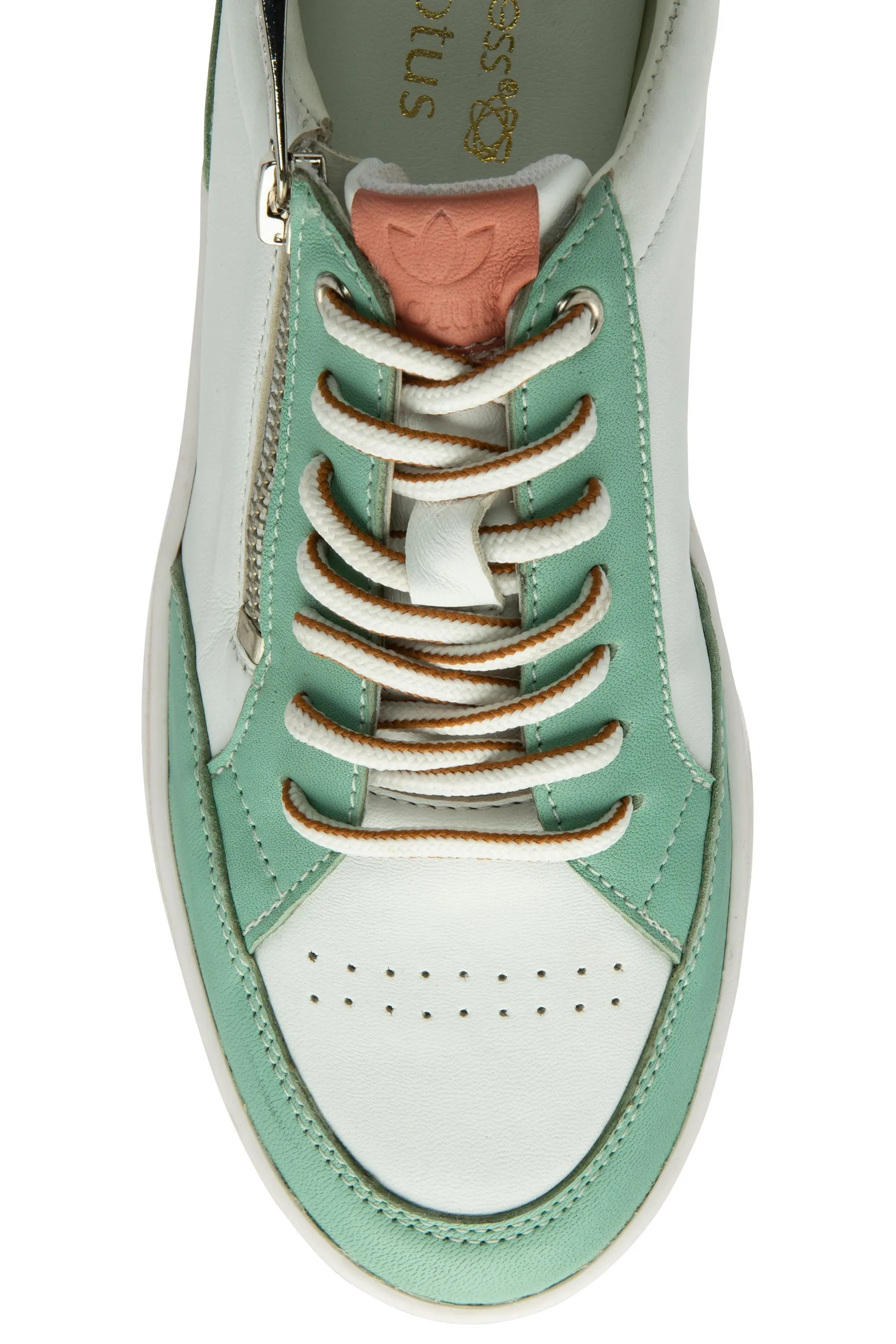 Lotus - Scarpe da ginnastica in pelle con zip