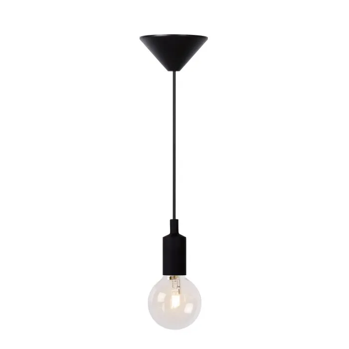 Lucide FIX Lampada a Sospensione Nero, 1-Luce