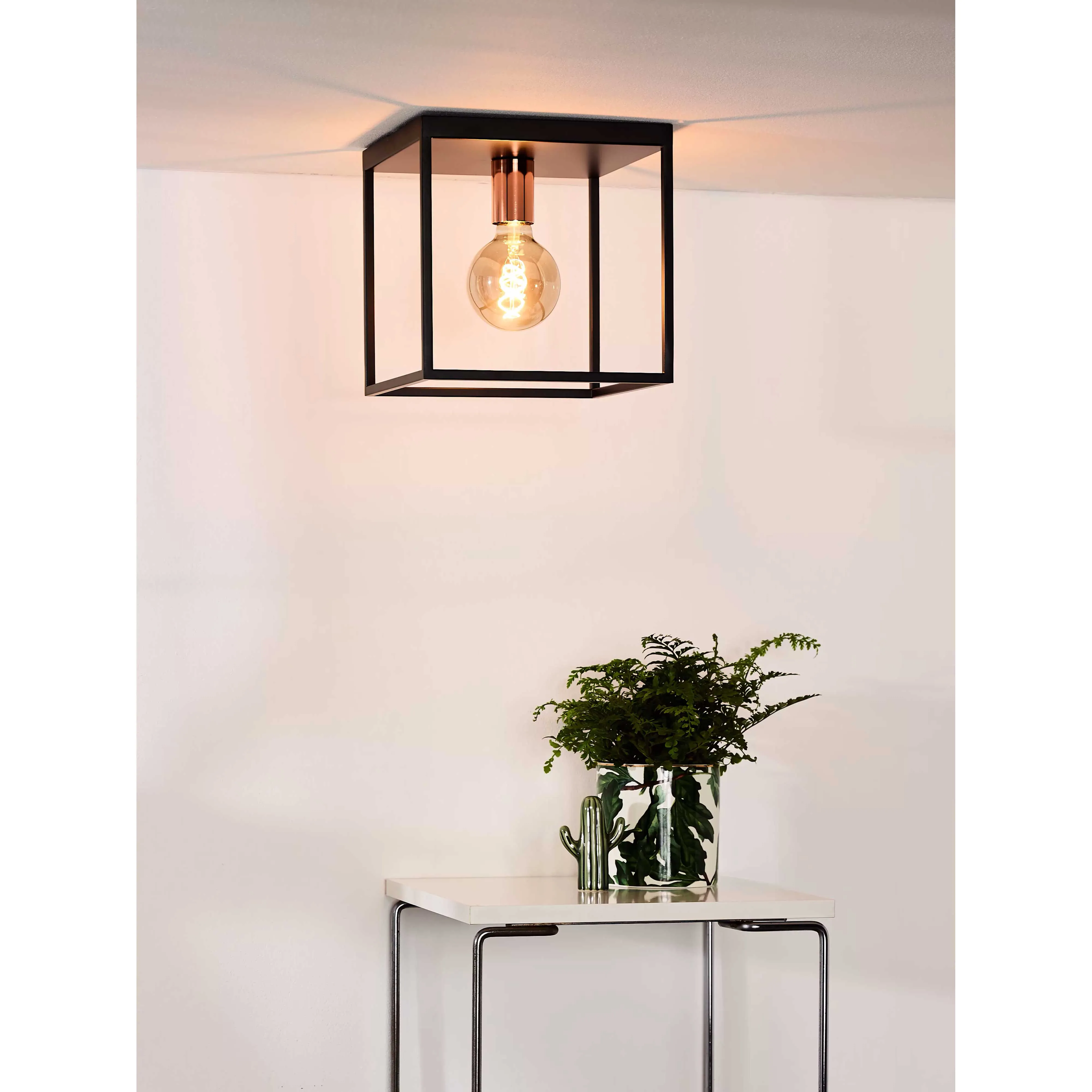 Lucide  Lampada da soffitto di design con struttura in metallo dalla forma cubica Arthur - 60W