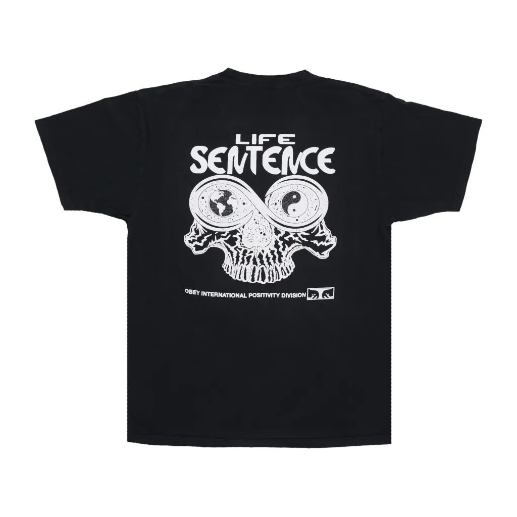 maglietta uomo life sentence classic pigment tee PIGMENT VINTAGE BLACK
