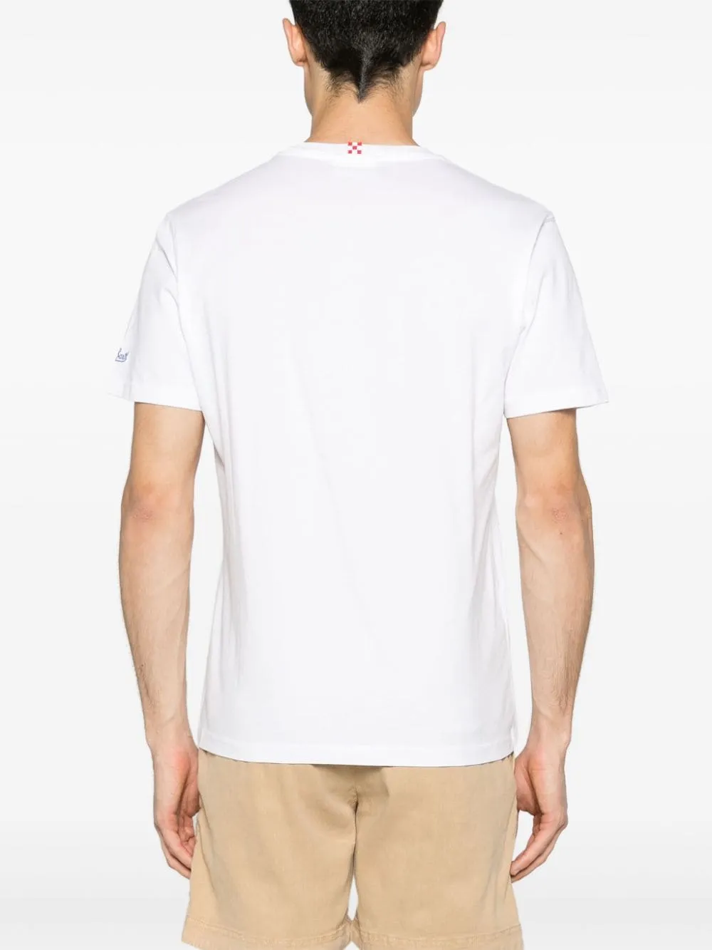 Mc2 Saint Barth T-shirt Bianco Uomo Liquid Therapy