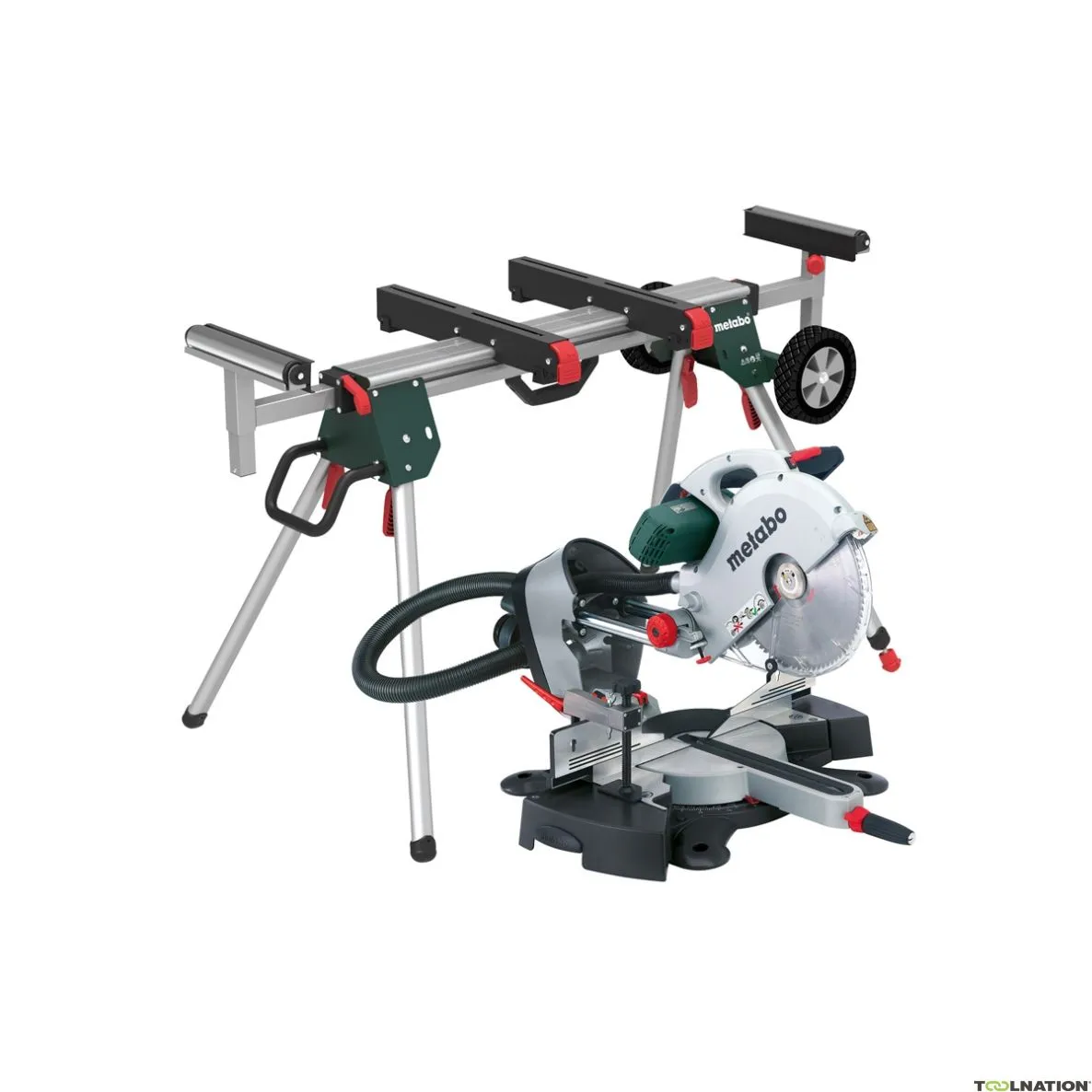 Metabo 690970000 KGS315Plus Troncatrice 315MM 2200W con funzione di estrazione + KSU251 Sottocarro