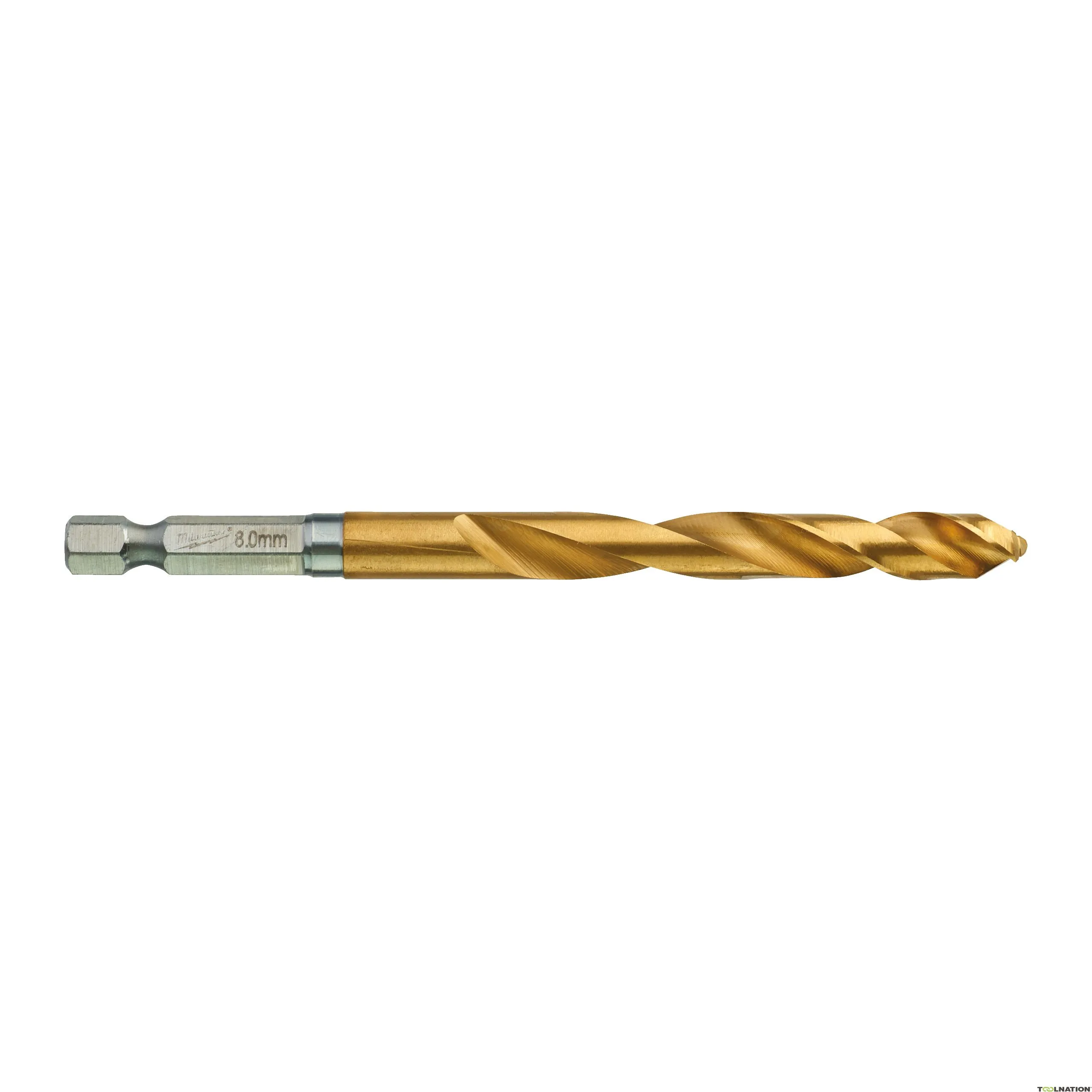 Milwaukee Accessori 4932478183 Trapano per metallo SWave HSS-G TiN 8x111mm - 5 pezzi