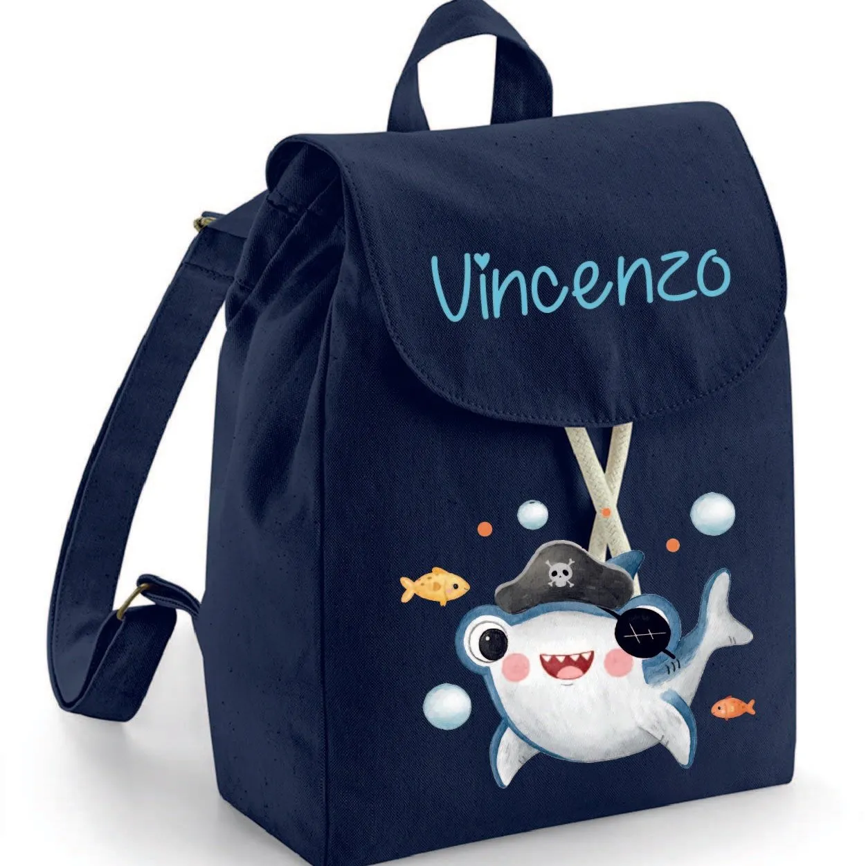 Mini Zaino in cotone Baby Shark