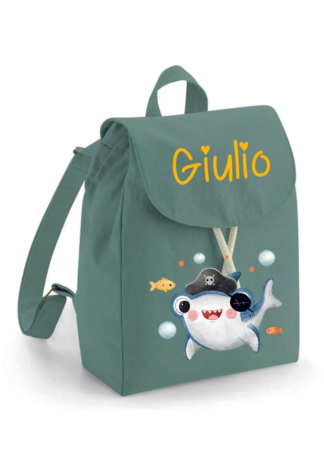 Mini Zaino in cotone Baby Shark