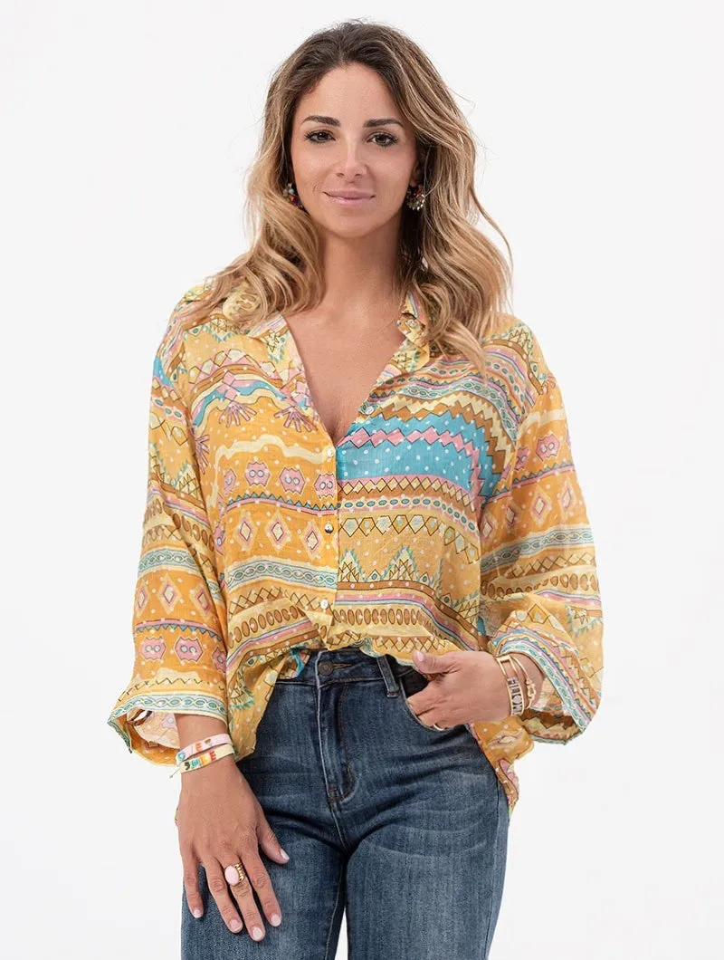 NICOLE CAMICIA FANTASIA MULTICOLOR