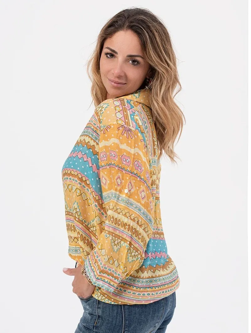 NICOLE CAMICIA FANTASIA MULTICOLOR