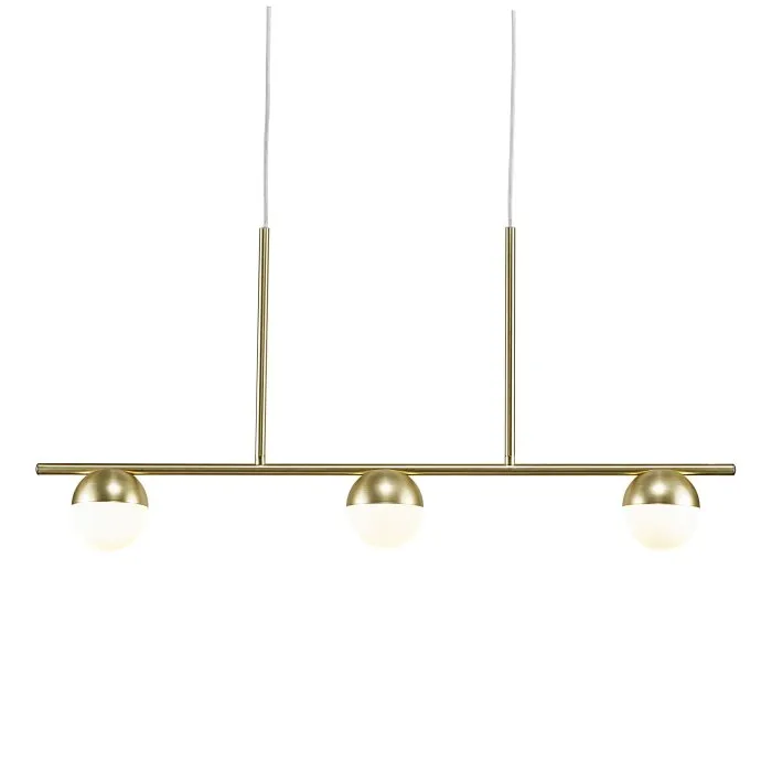 Nordlux CONTINA Lampada a Sospensione Ottone, 3-Luci