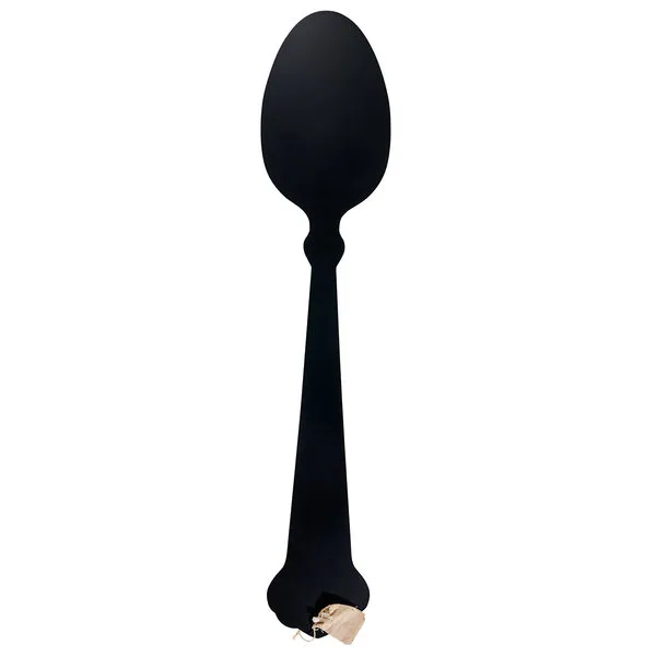 Novità Home Decorazione a parete posate magnum decor set  da 3 con gessetto, nero