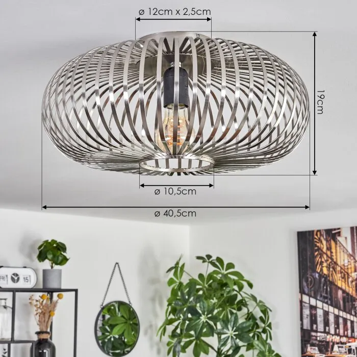 Oravi Plafoniera Argento, 1-Luce