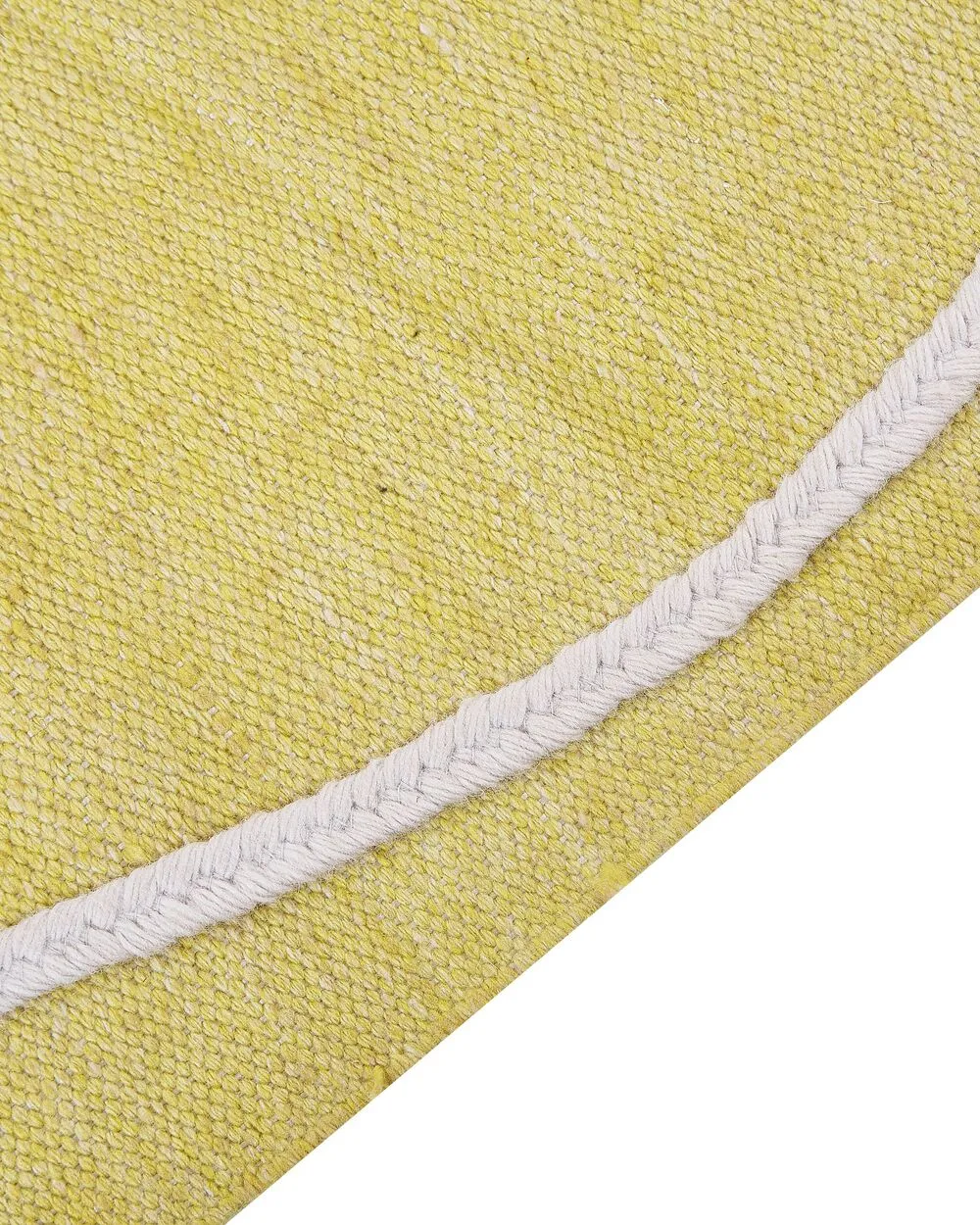 Outdoor Area Rug 140 x 200 cm Yellow YAVU