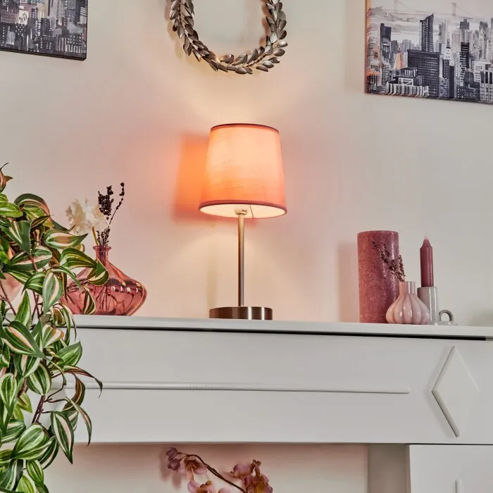 Paao Lampada da tavolo Nichel opaco, 1-Luce