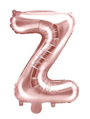 Palloncino foil Z oro rosa 35cm