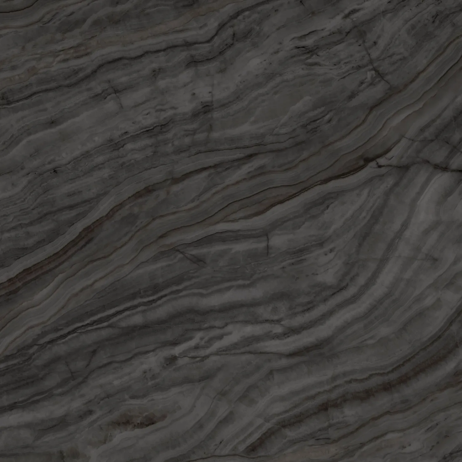 Pannello murale Effetto Marmo Venato Nero Factory V 2,65 x 2,65 m