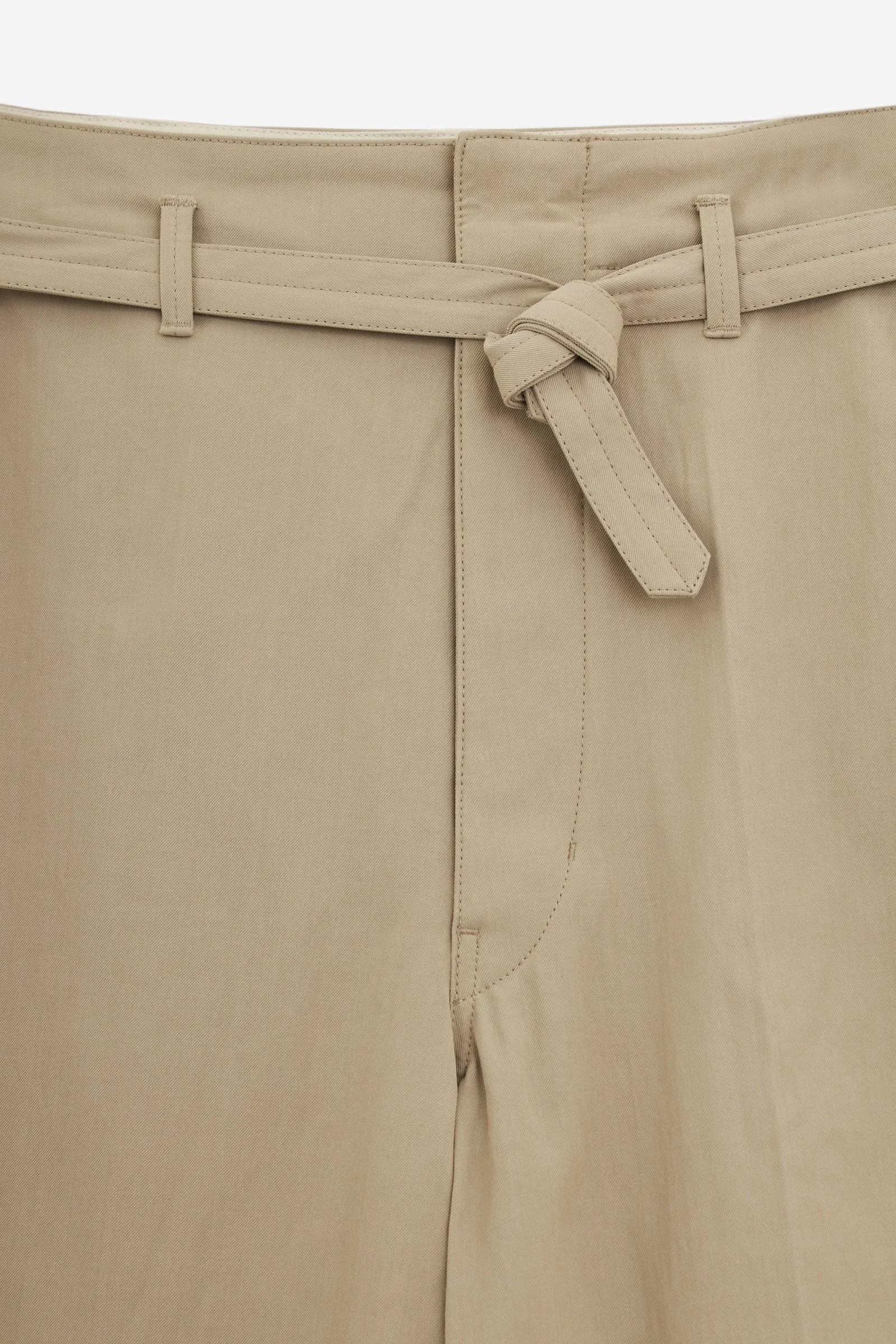 Pantalone LOOSE CHINO in cotone beige