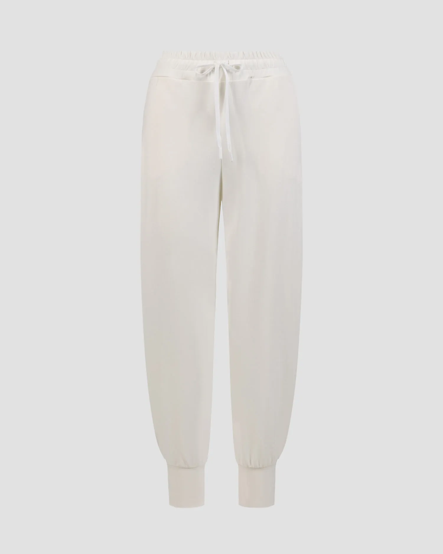 Pantaloni bianchi in modal da donna Deha D12008-18001